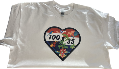 100 X 35 Puerto Rico Heart